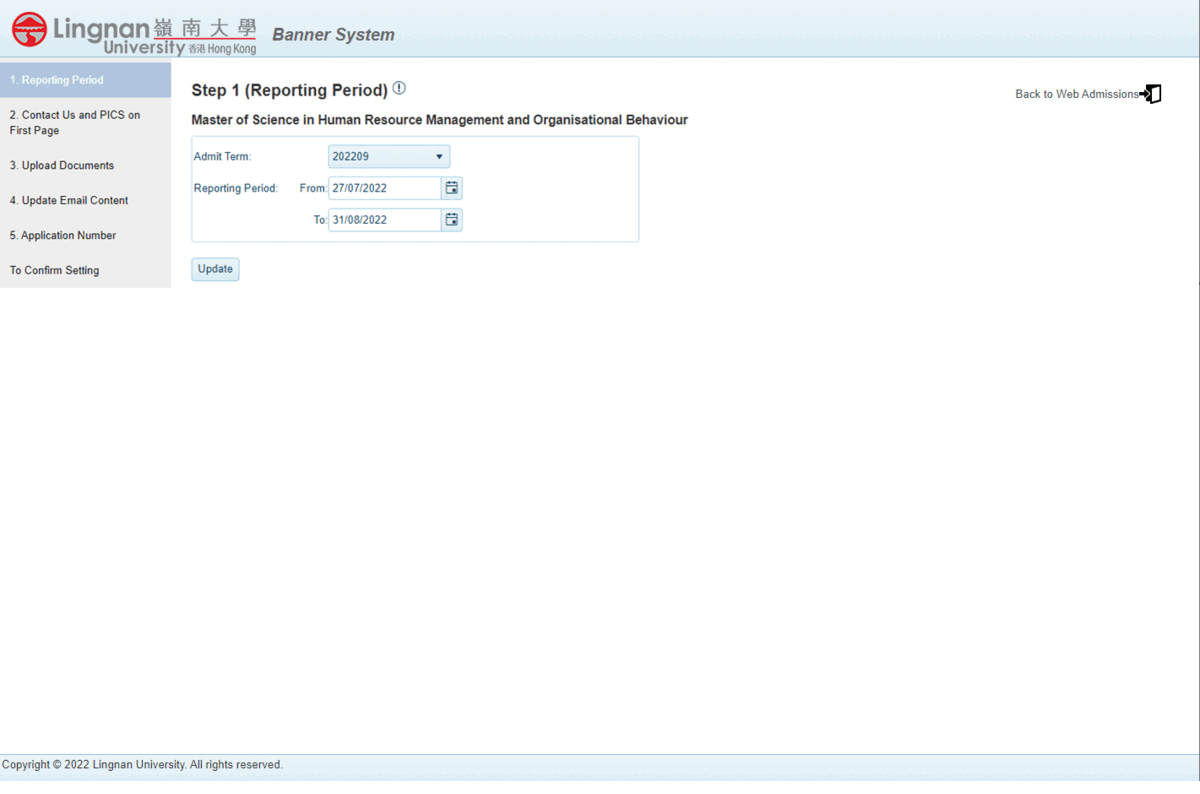 Online Reporting System