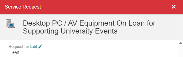 Desktop PC / AV Equipment On Loan for Supporting University Events