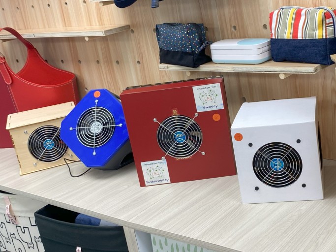 Various designs of the air purifier