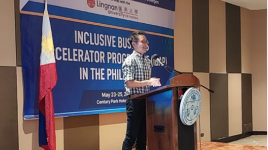 Launch of IBAP in the Philippines by OSL and LEI Director, Prof Dr Albert Ko