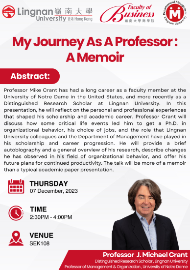 My Journey As A Professor : A Memoir