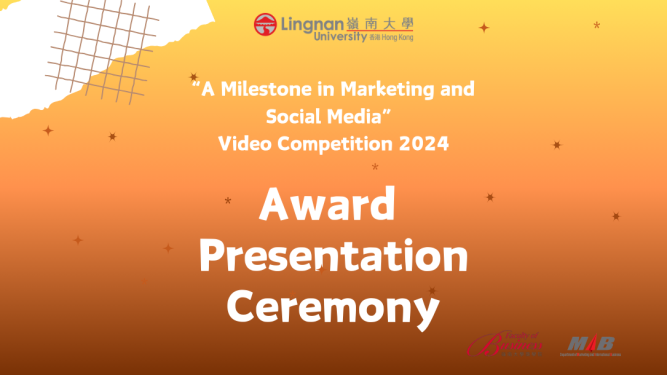 A Milestone in Marketing & Social Media - Video Competition 2024