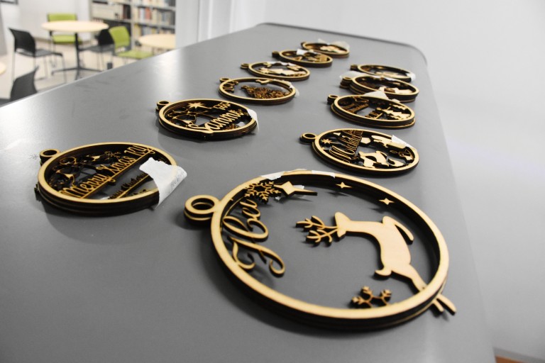 Make Your Own Christmas Decoration @ Library – Laser Cutting and Engraving