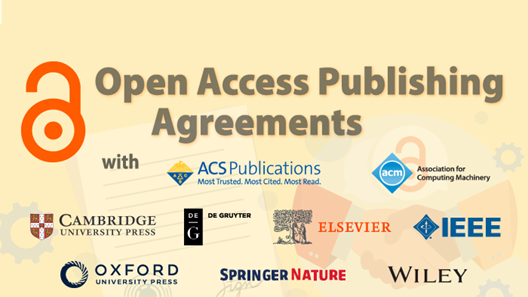 Updates on Open Access Publishing Agreements
