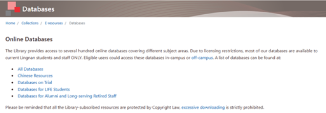 NEW Way to Access | Databases in 1-Search