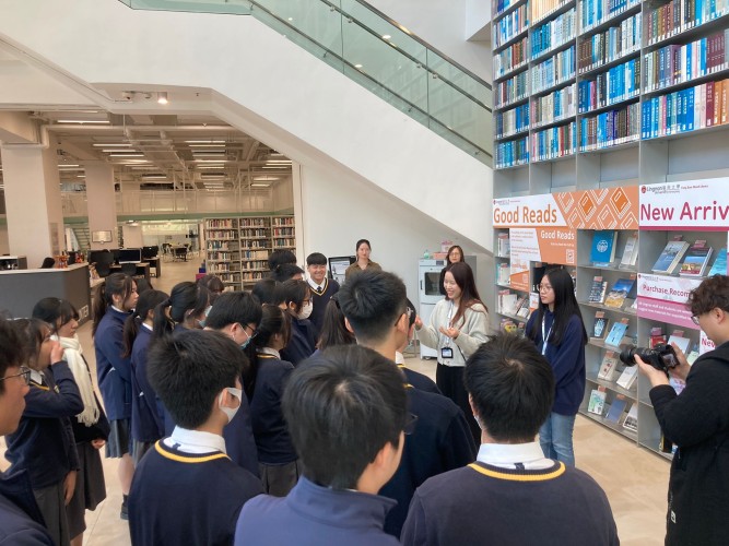 21 Jan 2025 | Library Guided Tour for Tin Shui Wai Government Secondary School