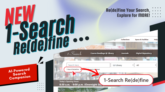 1-Search Re(de)fine - AI Re-formulating Your Search to Discover More Library Resources