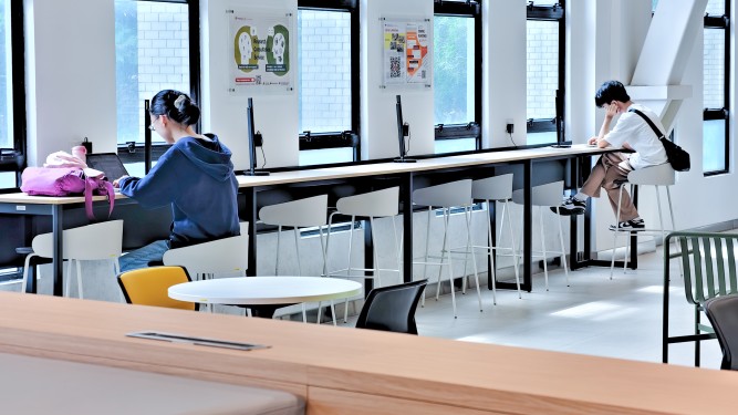 A View in the Library 1/F Zone A