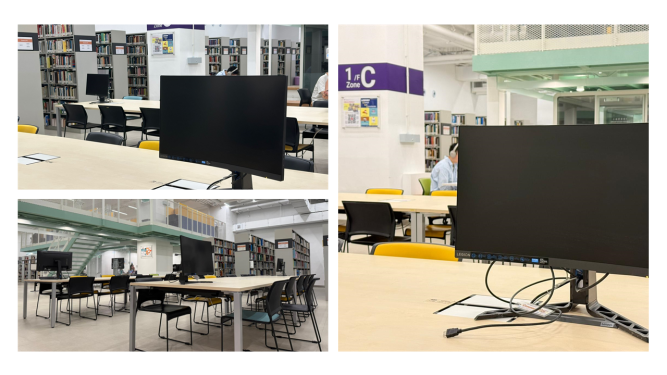New Curved Monitors in 1F Zone C