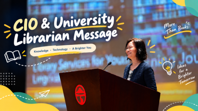 CIO & University Librarian at the New Student Orientation (NSO) 2026