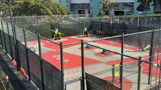 New Outdoor Fitness Corner