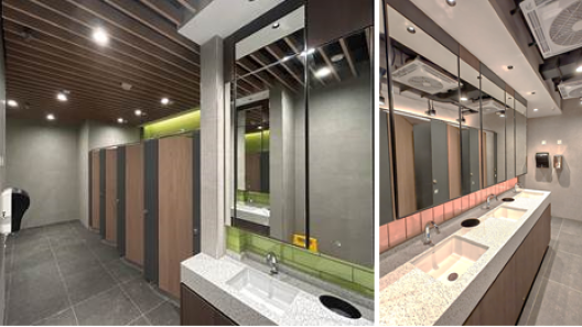 Renovated Lavatories in Patrick Lee Wan Keung Academic Building