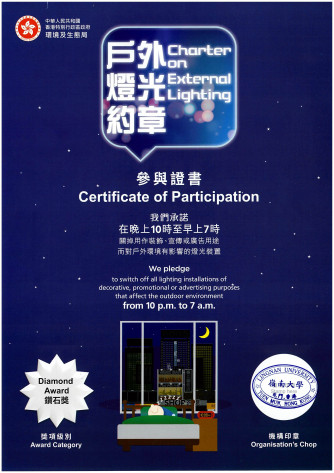 Diamond Award in Charter on External Lighting (2024)