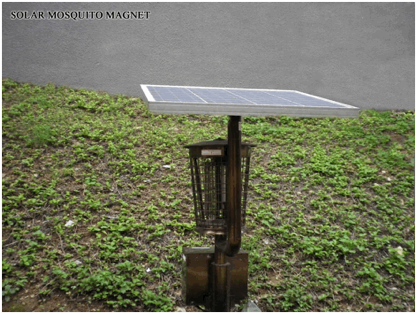 Solar mosquito magnet