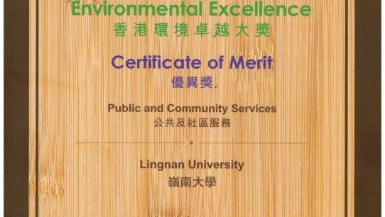 Certificate of Merit for HKAEE