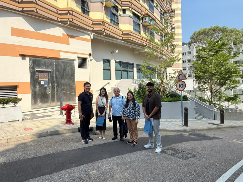 Staff of Ateneo de Davao University Campus Tour at Lingnan University