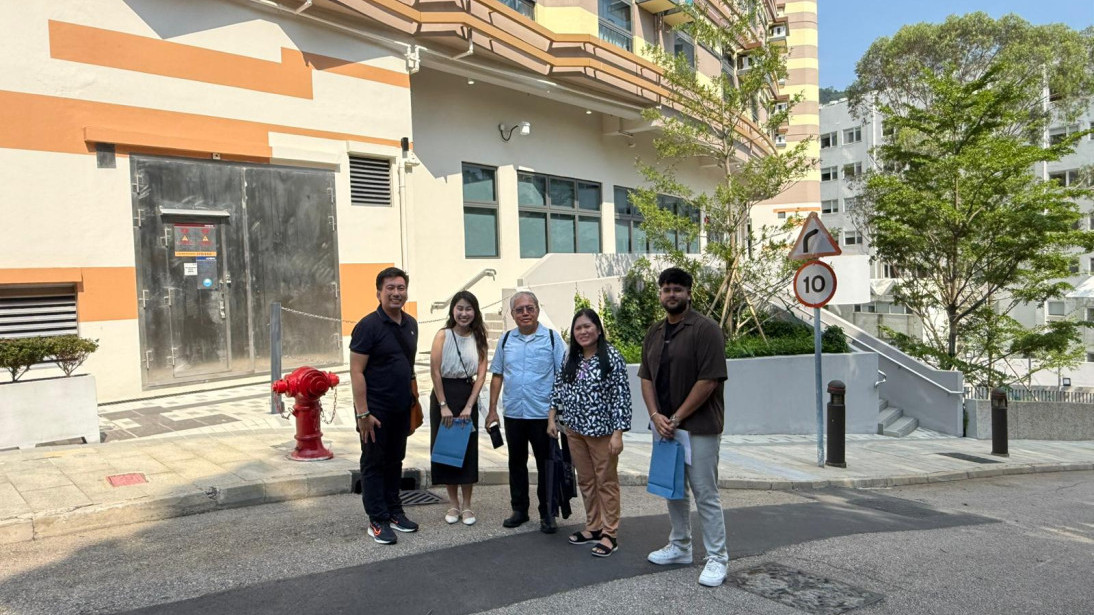 Staff of Ateneo de Davao University Campus Tour at Lingnan University