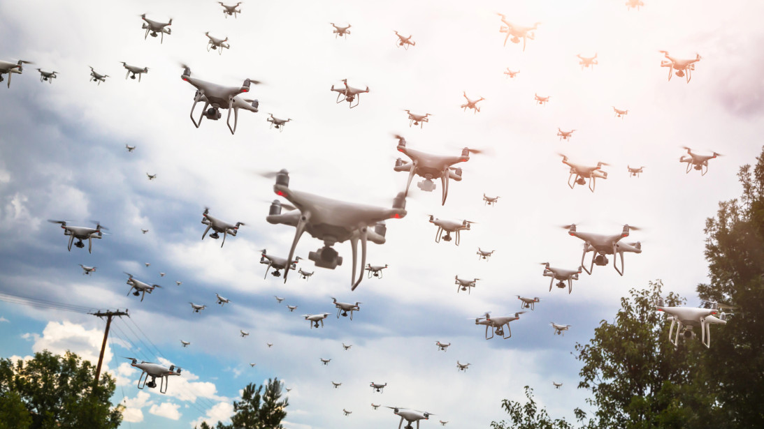 Deep Reinforcement Learning Framework for Coordinated Multi-Robot Flocking