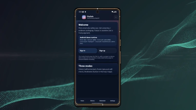 CitySafe app