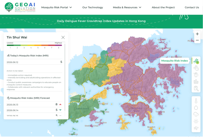 GeoAI Mosquito Risk Prediction Platform