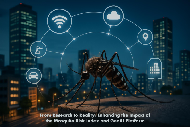From research to reality: Enhancing the impact of the mosquito risk index and GeoAI platform