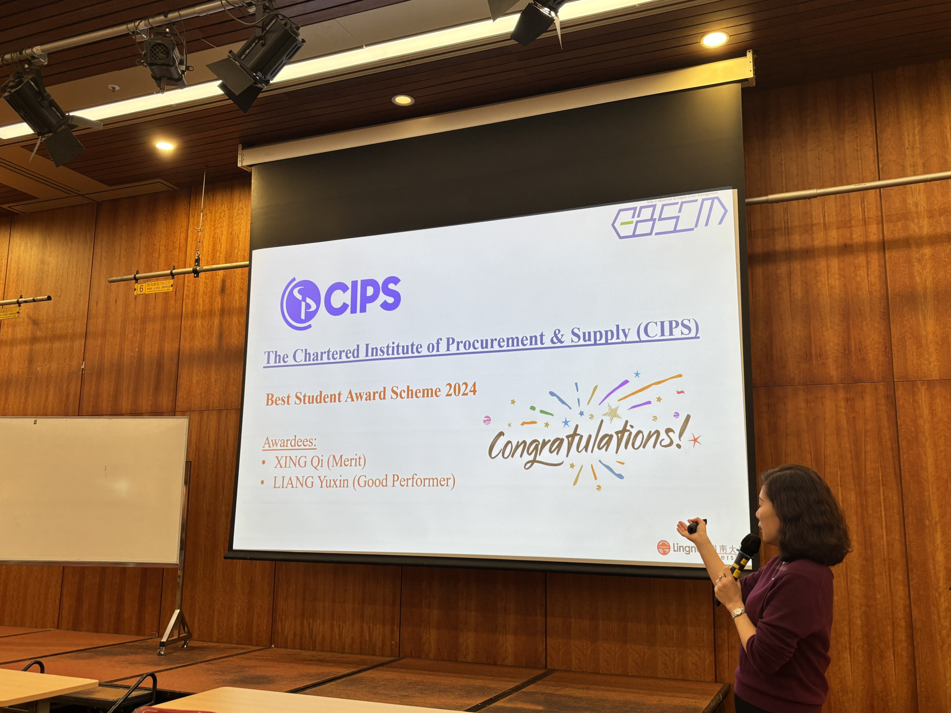 Lingnan University eBSCM Programme Students Win CIPS Best Student Awards 2024