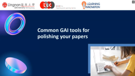 Common GAI Tools for Polishing Your Paper