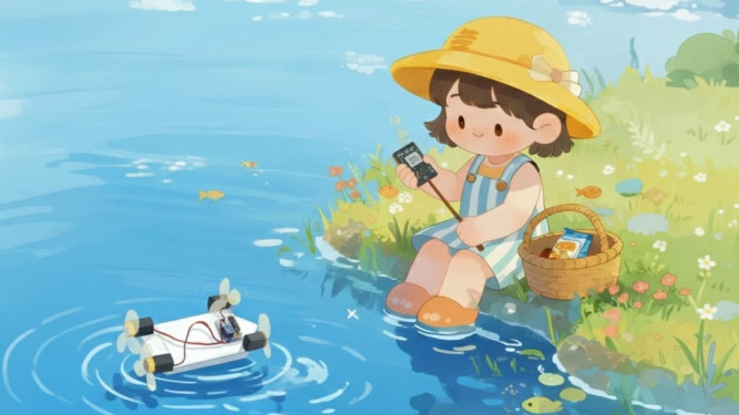 遙控風力船