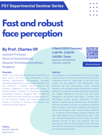 Fast and robust face perception by Prof. Charles OR