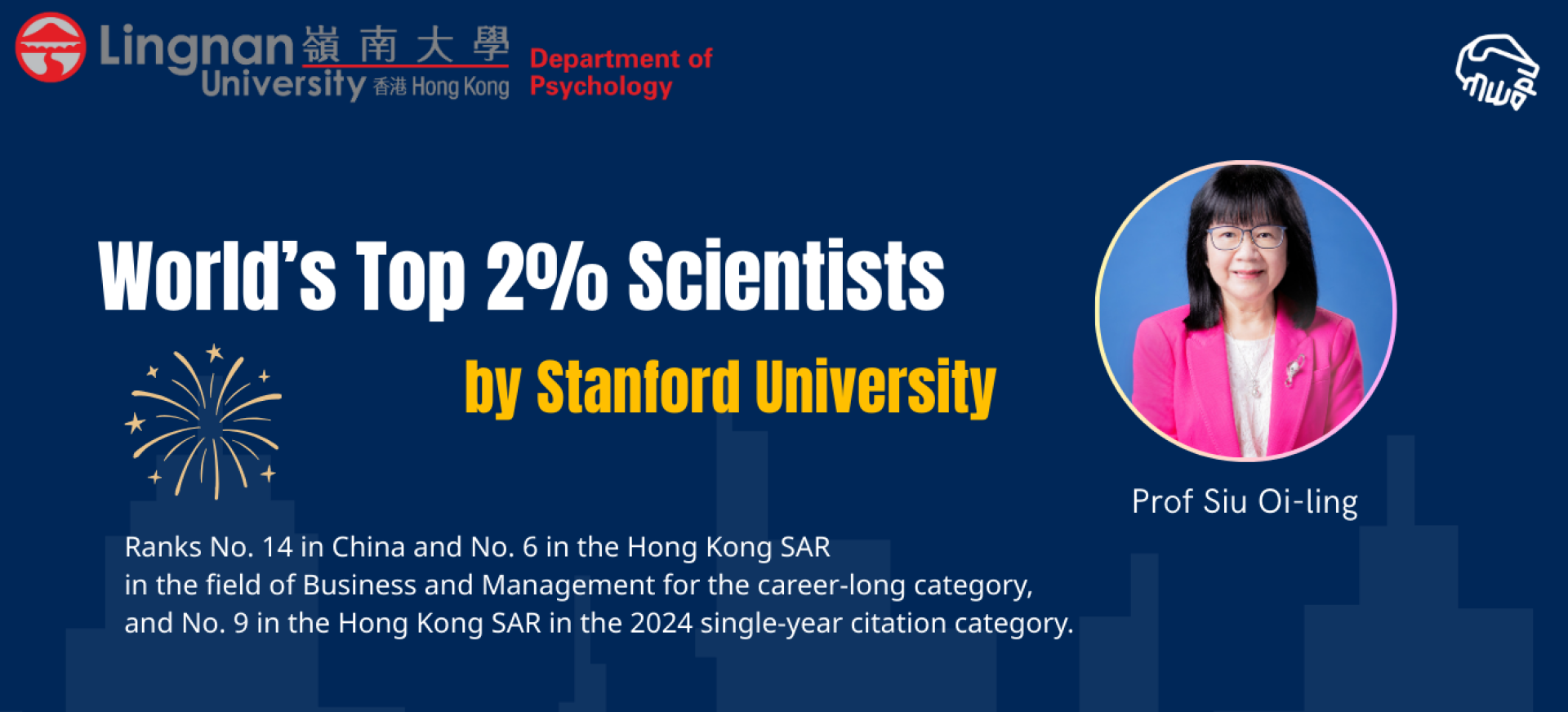 World’s Top 2% Scientists_Prof SIU