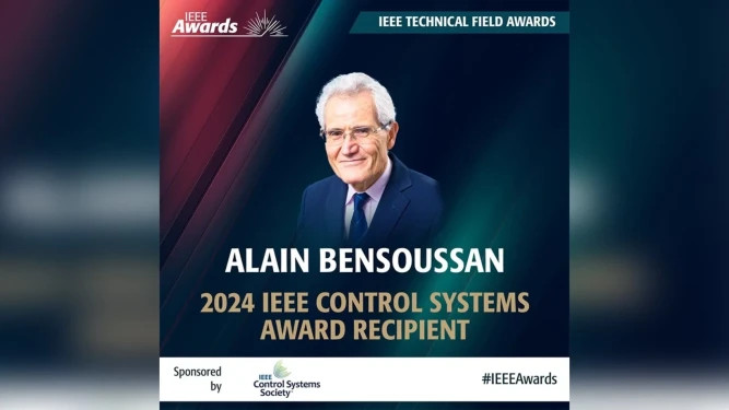 2024 IEEE Award - Prof Alain Bensoussan