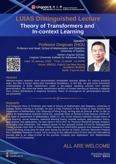 Theory of Transformers and In-context Learning