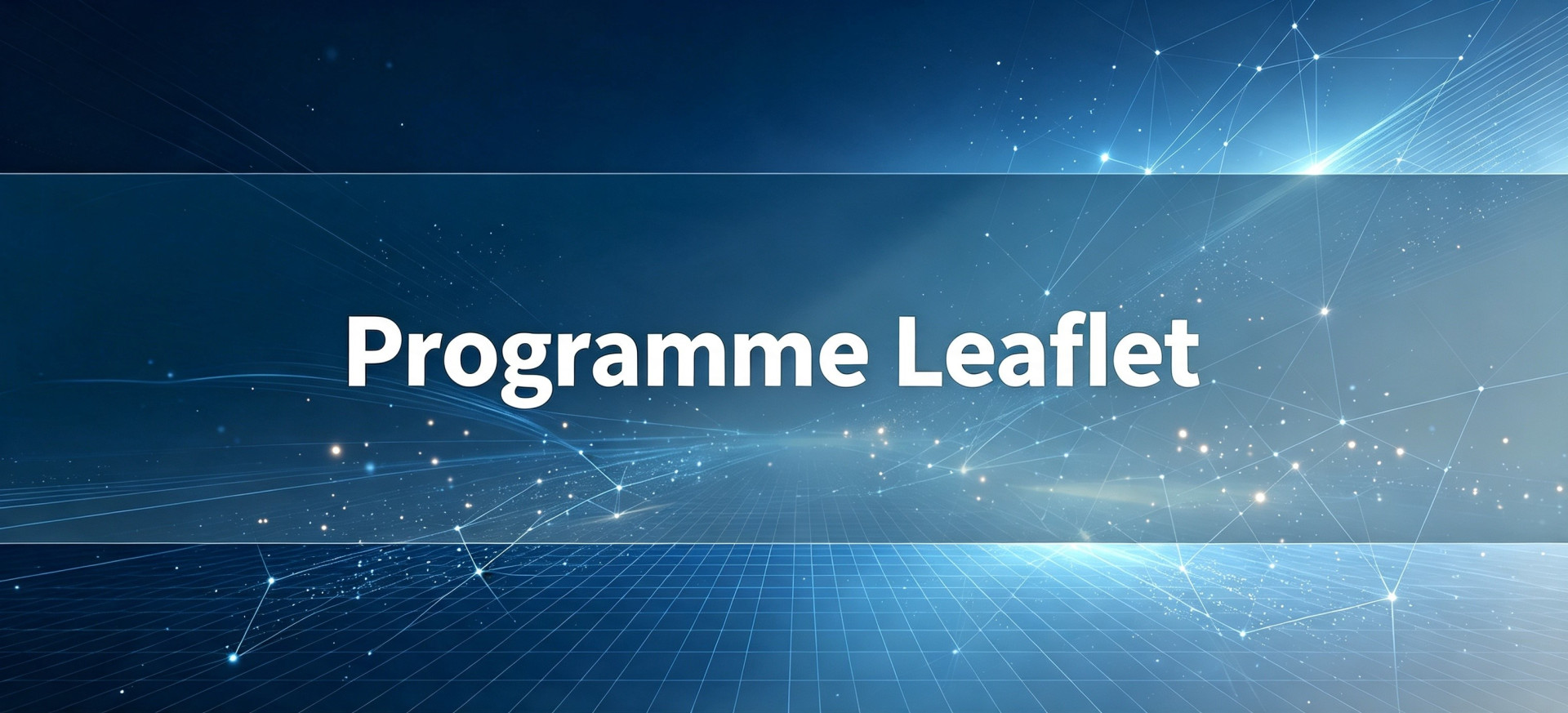 Programme leaflet