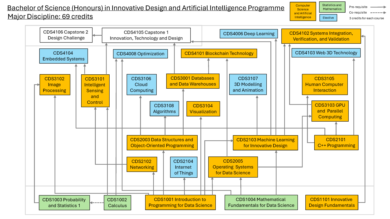 BScIDAI Study Pathway