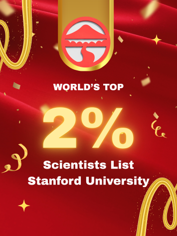 World’s Top 2% Scientists by Stanford University