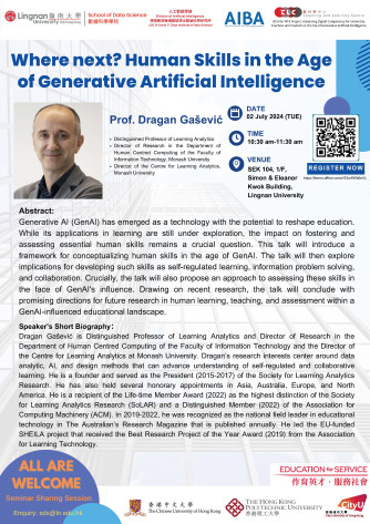 Seminar - Prof. Dragan Gašević