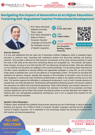 Seminar - Prof. Glenn Stockwell