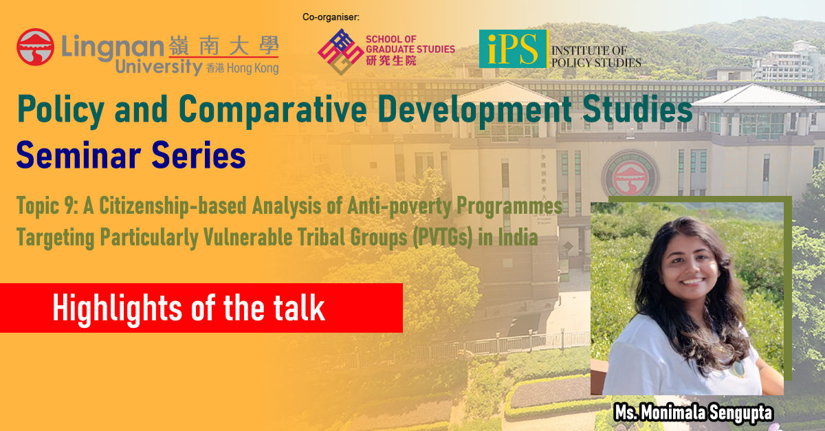 Policy and Comparative Development Studies Seminar Series - Seminar 9