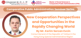 New Cooperation Perspectives and Opportunities in the Rapidly Changing World