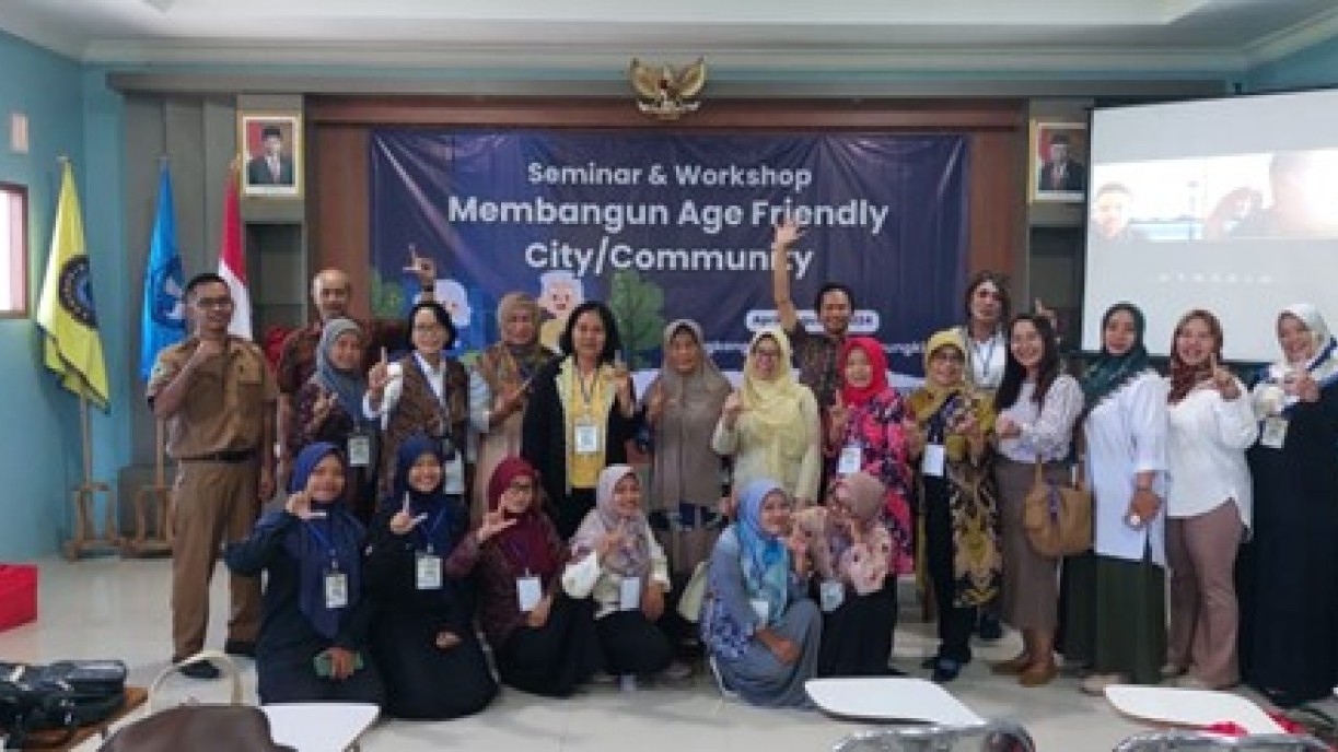 Lingnan University Co-organised the Inaugural Impact Case Seminar in Indonesia with Universitas Gadjah Mada, and Elderly Rights Advocacy Treatment (ERAT), Indonesia, to Promote Age Friendly Cities (AFC)