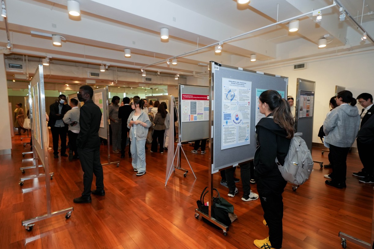開幕首日設有研究生海報展示區,展示了來自嶺南大學各研究領域的學生研究成果。