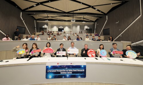 「卓越研究的個人之旅」講座系列 － 鄺得互教授從概念到實踐分享研究心得