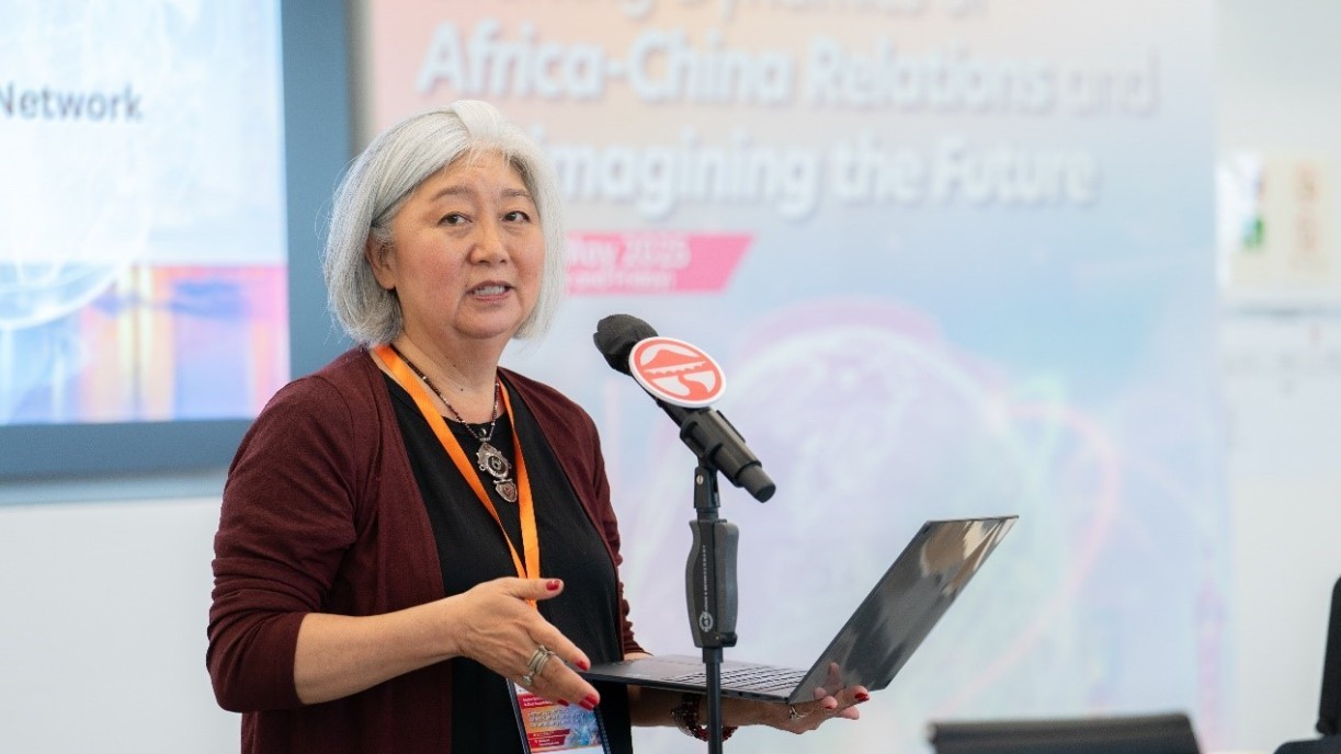 Prof Yoon Jung Park, Executive Director of the Chinese in Africa/Africans in China (CAAC) Research Network, provided a comprehensive overview of the network's development since its establishment in 2009.