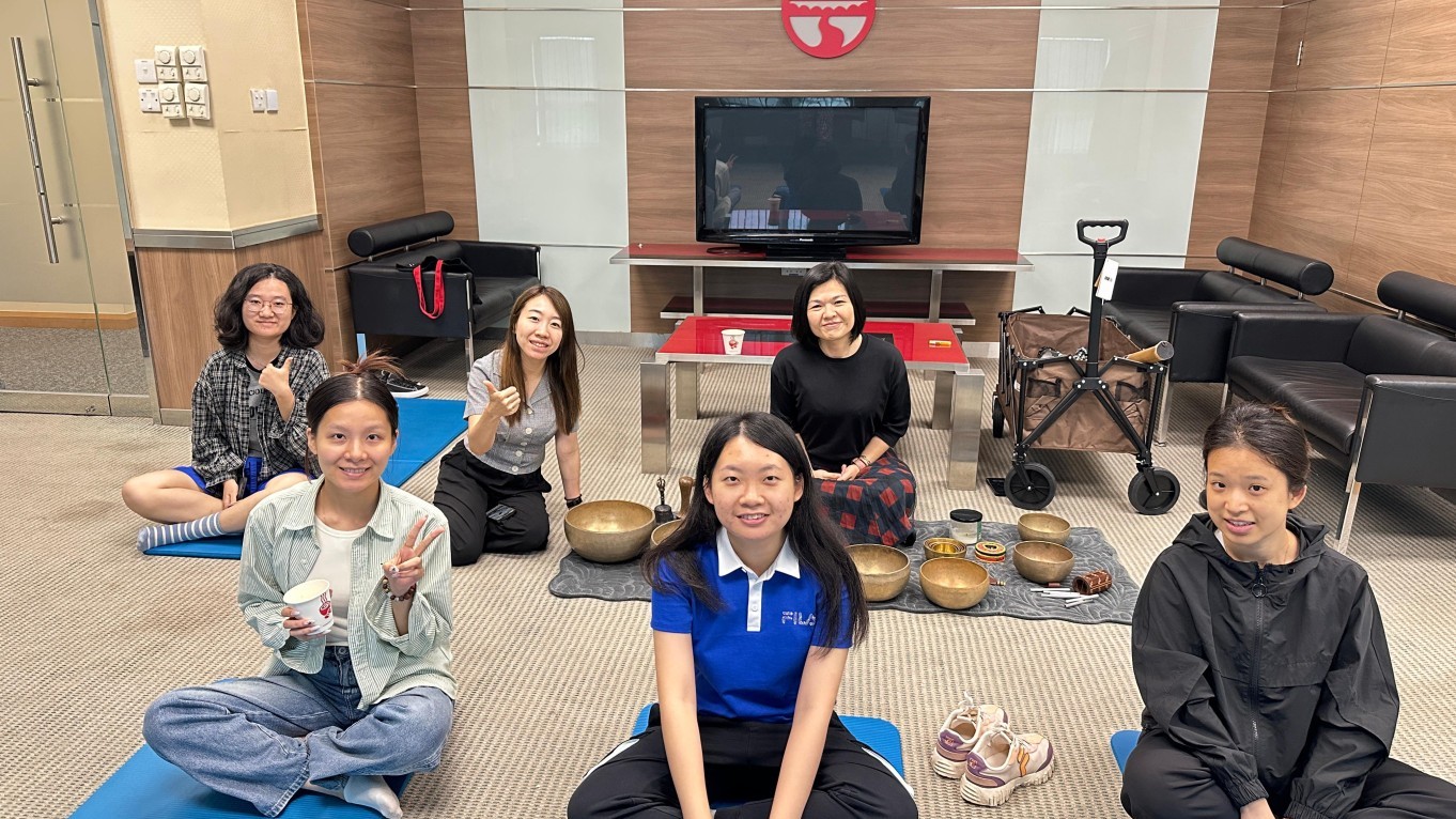 LEAP Activity:   Coffee with Me cum Singing Bowl Relaxation