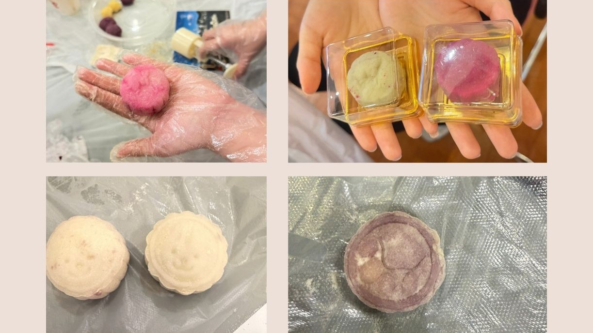 Participants proudly showcased their handmade mooncakes, celebrating Hong Kong’s Mid-Autumn traditions.