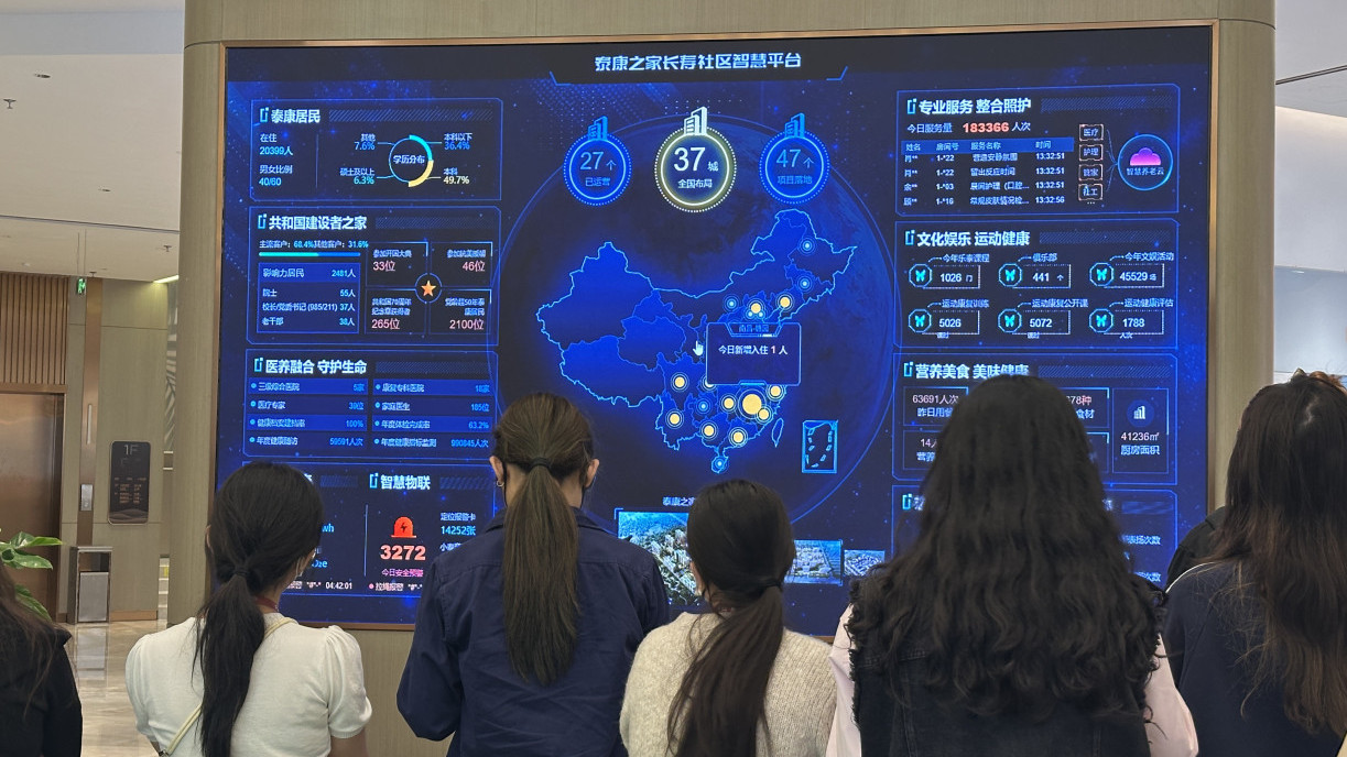 養老社區採用了物聯網感測器的大數據智能平台，展示了智慧科技如何在不影響日常生活的前提下，提升安全與效率。
