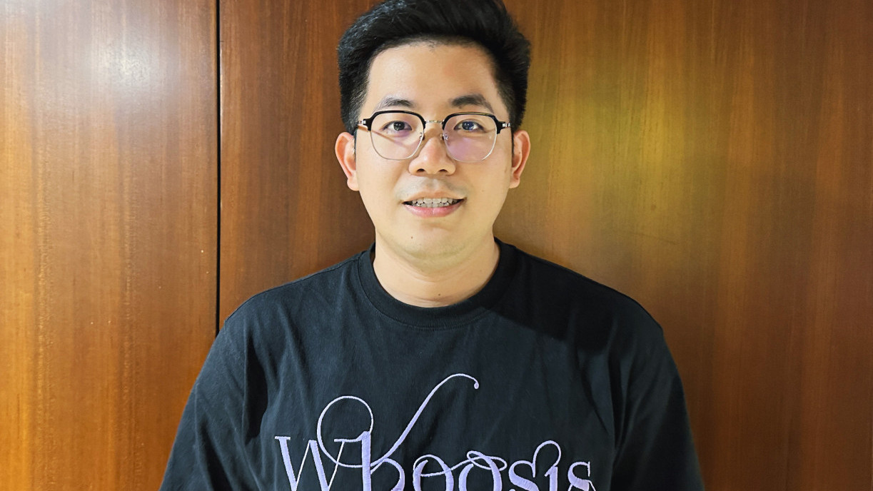Ling Tong, a student in the Master of Science in Data Science programme, says he has built confidence in learning Cantonese.