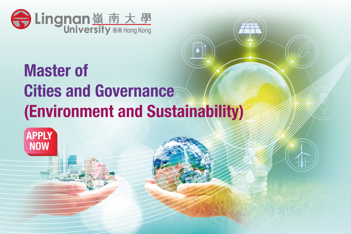 Lingnan University launches Master of Cities and Governance (Environment and Sustainability)