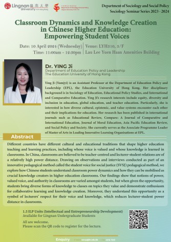 Classroom Dynamics and Knowledge Creation in Chinese Higher Education: Empowering Student Voices