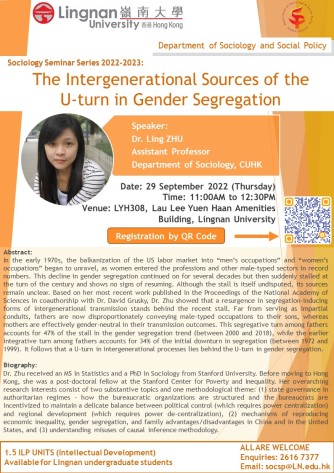 The Intergenerational Sources of the U-turn in Gender Segregation